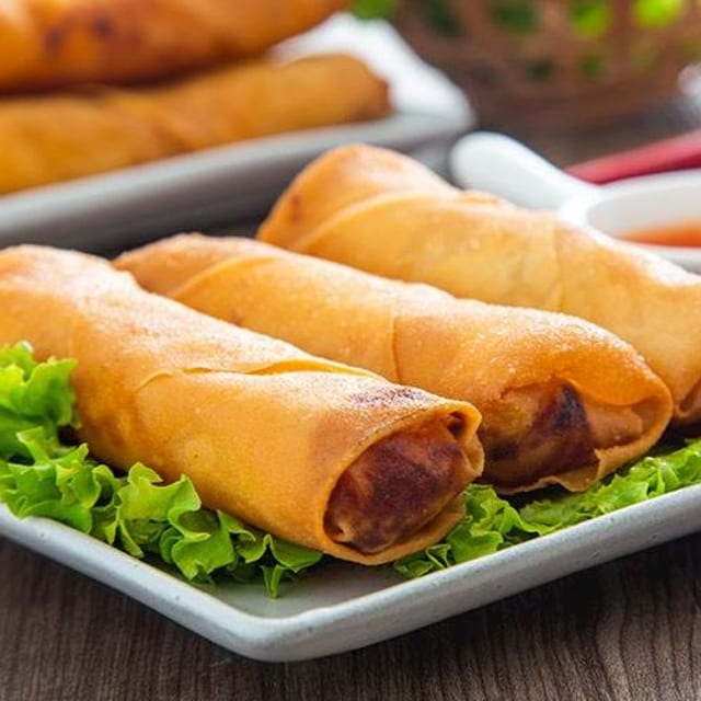 Vegetable Egg Rolls.