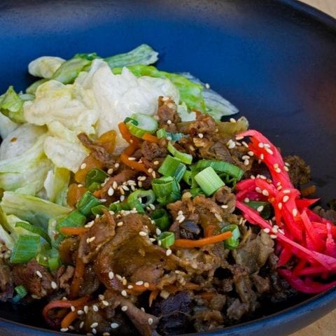 Bulgogi Rice Bowl.